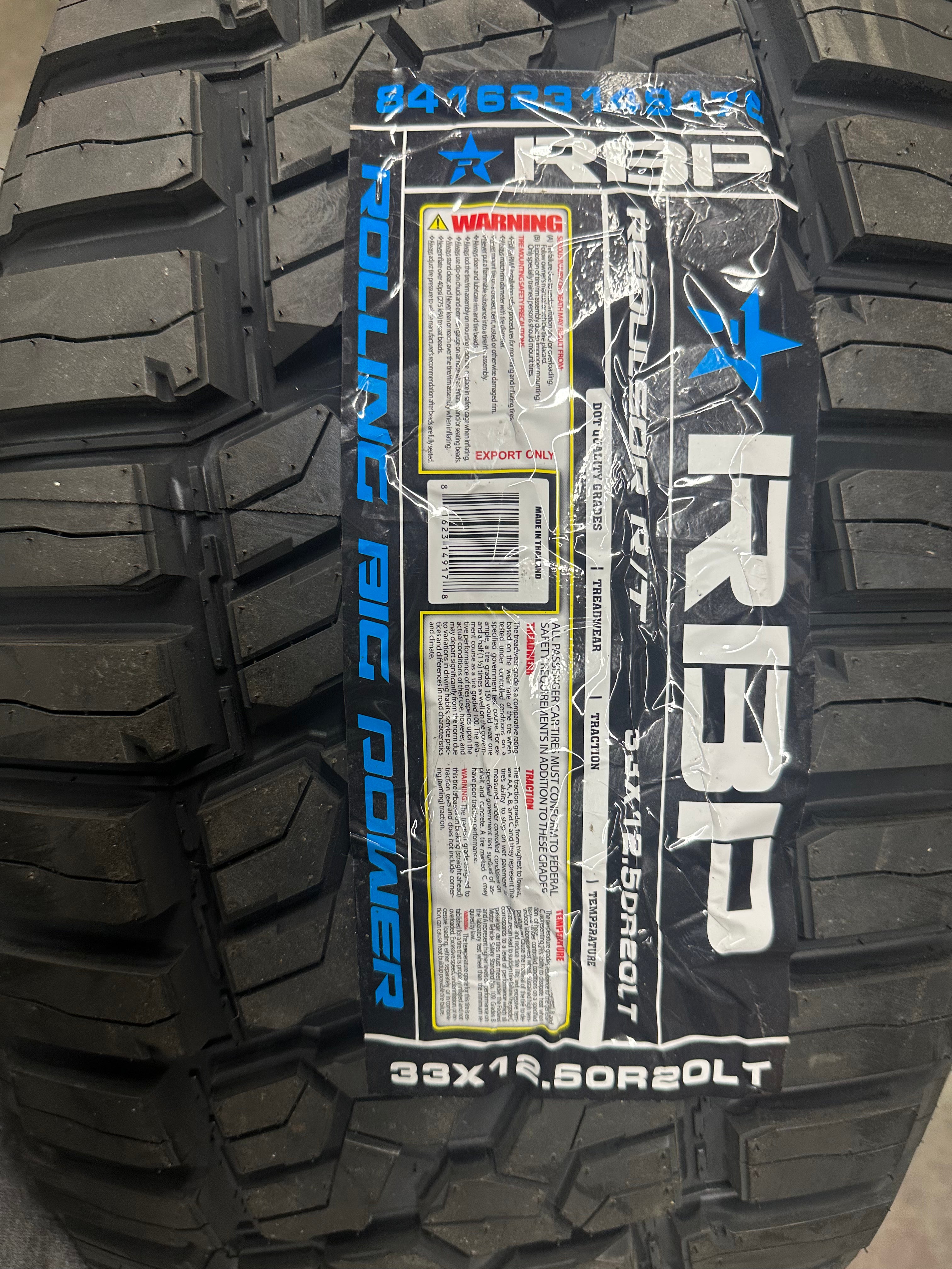 33x12.50R20 RBP Rolling Big Power - REPULSOR R/T – Modern-Wheel