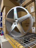 24" Black diamond BD15 Silver Machine