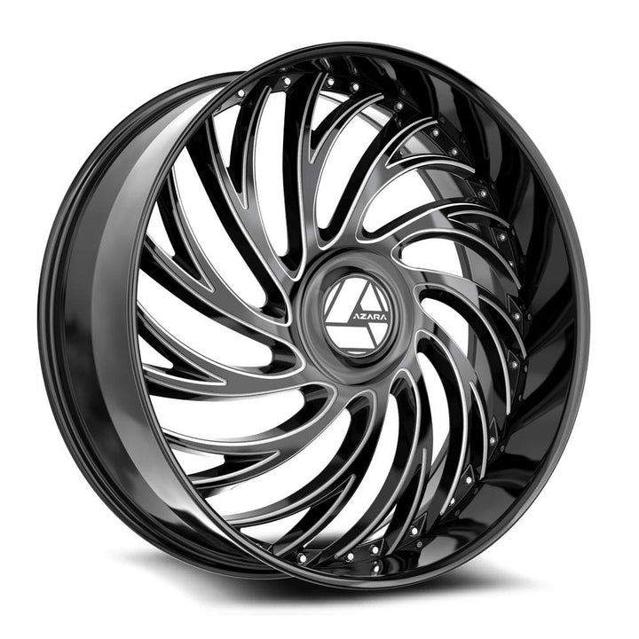 30"Black and Machined Wheel & Tire Package 6x135 6X139.7 6x5.5 FITS CADILLAC ESCALADE DENALI YUKON CHEVY SILVERADO TAHOE SUBURBAN INFINITY QX80 DODGE RAM 1500 JEEP WAGONEER NISSAN TITAN FORD F150 EXPEDITION LINCOLN NAVIGATOR