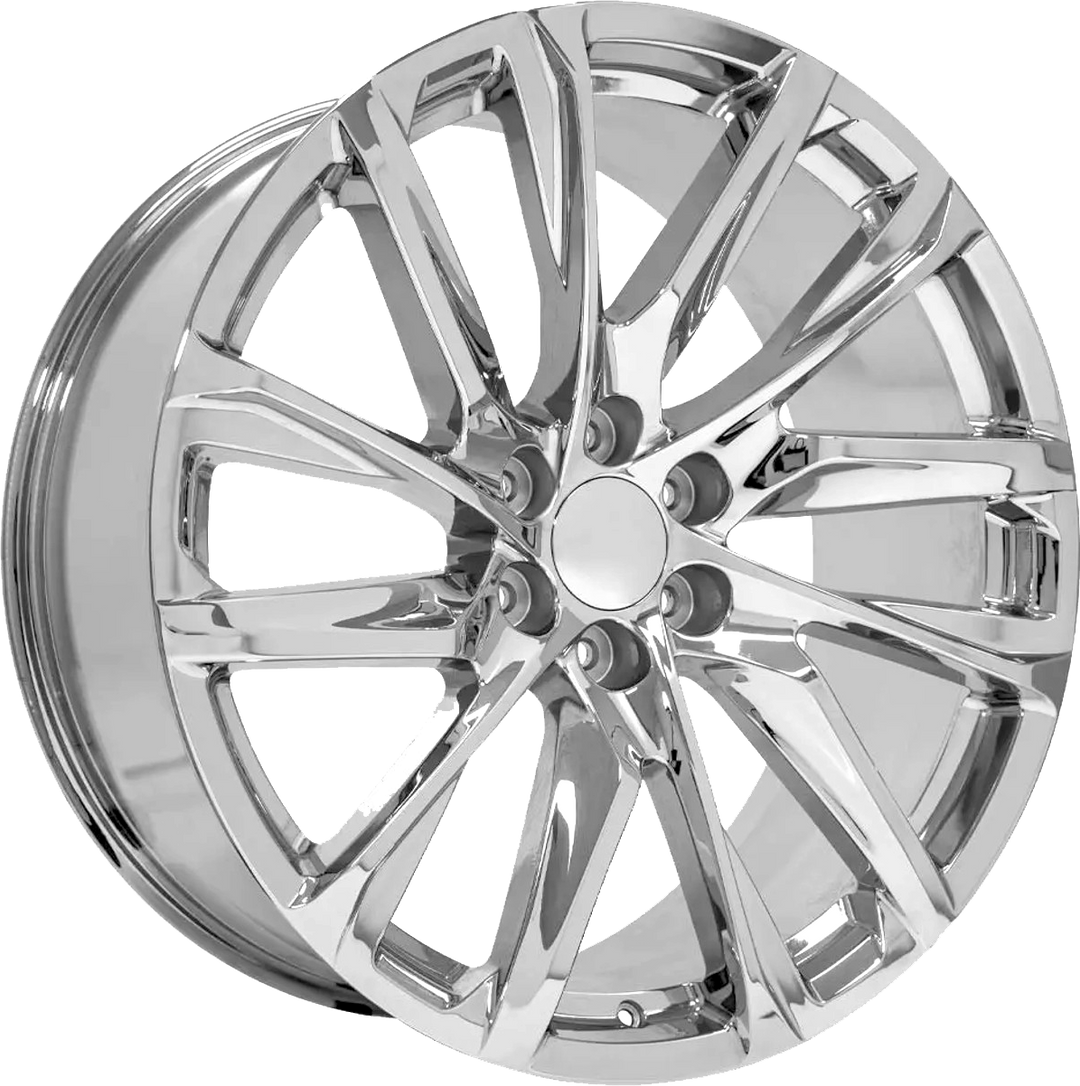 26" 6x139.7 Chrome Special Order Options 2-4 Days Out. 6X139.7 6X5.5 FITS CADILLAC ESCALADE DENALI YUKON CHEVY SILVERADO TAHOE SUBURBAN INFINITY QX80 DODGE RAM 1500 JEEP WAGONEER NISSAN TITAN