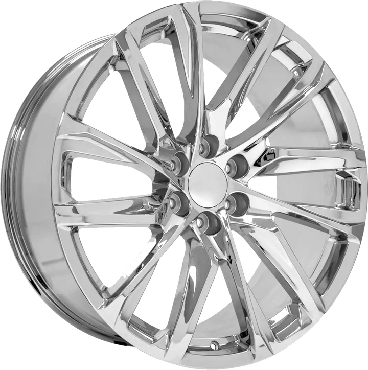 26" 6x139.7 Chrome Special Order Options 2-4 Days Out. 6X139.7 6X5.5 FITS CADILLAC ESCALADE DENALI YUKON CHEVY SILVERADO TAHOE SUBURBAN INFINITY QX80 DODGE RAM 1500 JEEP WAGONEER NISSAN TITAN