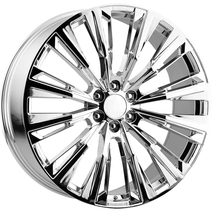 20" Chrome REPS 6X139.7 6x5.5 FITS CADILLAC ESCALADE DENALI YUKON CHEVY SILVERADO TAHOE SUBURBAN INFINITY QX80 DODGE RAM 1500 JEEP WAGONEER NISSAN TITAN