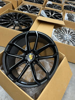 22" Porsche Panamera Style Rep W878 - Satin Black