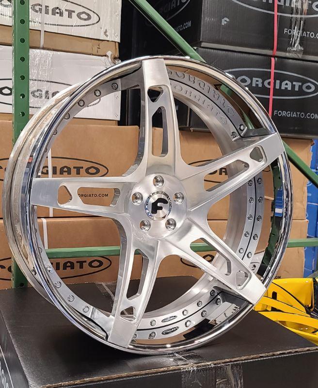 24” Pre Built Forgiato 5X112 FITS AUDI A5 S5 RS5 A6 S6 RS6 A7 S7 A8 S8 MERCEDES E S S550 S560 S580 BENTLEY CONTINENTAL SPUR. 5x112 BMW 7 X5 X6