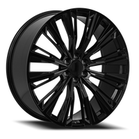 26" GM, Cadillac, Chevy RS Style Rep Wheels in Gloss Black