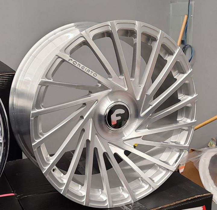24” Pre Built Forgiato 5X112 FITS AUDI A5 S5 RS5 A6 S6 RS6 A7 S7 A8 S8 MERCEDES E S S550 S560 S580 BENTLEY CONTINENTAL SPUR. 5x112 BMW 7 X5 X6