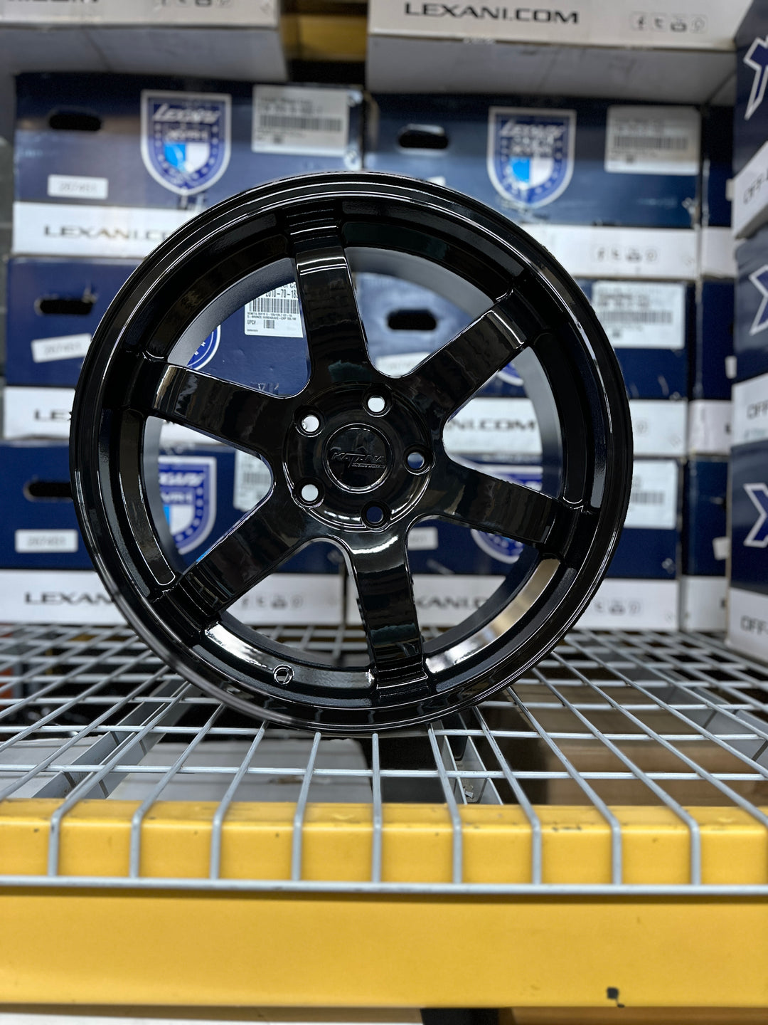 Katana 18" KR08 GLOSS BLACK 5x114.3 FOR INFINITY G35 G37 LEXUS IS300 IS350 LS400 RX300 HONDA ACCORD CIVIC PILOT TOYOTA CAMRY KIA STINGGER K5