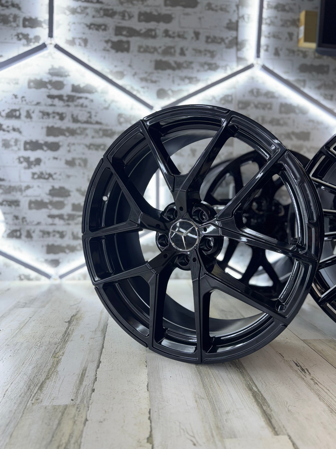20" Mercedes Benz W838 WHEELS IN GLOSS BLACK 5x112 FOR E E350 E500 CLS, SL, CL S550 S560 S580 S600 S63 GLA GLC GLE EQB EQS