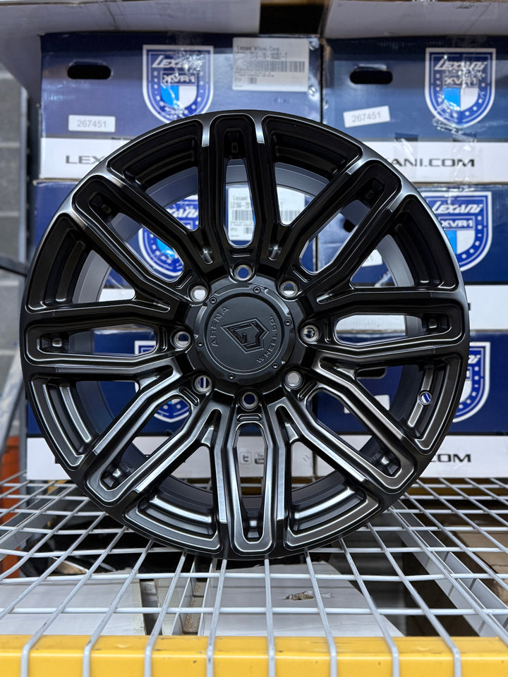 20" Arena Cobra A116 Satin Black

6X139.7 6x5.5 FITS CADILLAC ESCALADE DENALI YUKON CHEVY SILVERADO TAHOE SUBURBAN INFINITY QX80 DODGE RAM 1500 JEEP WAGONEER NISSAN TITAN TOYOTA TUNDRA TACOMA SEQUOIA 4RUNNER TESLA CYBER TRUCK FORD BRONCO