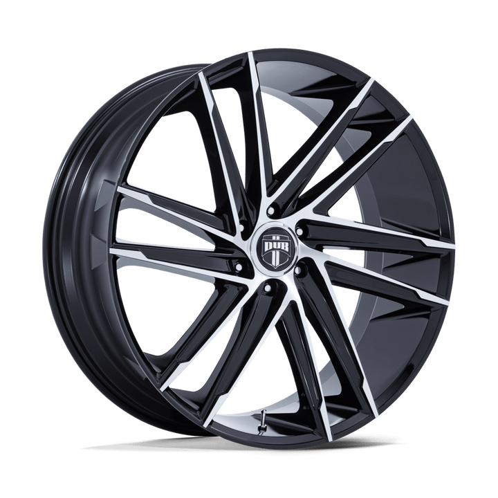 24" Black and Machined 6X139.7 6x5.5 FITS CADILLAC ESCALADE DENALI YUKON CHEVY SILVERADO TAHOE SUBURBAN INFINITY QX80 DODGE RAM 1500 JEEP WAGONEER NISSAN TITAN