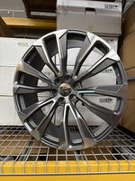 26x10 GunMetal Machined Chevy Rep204