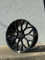 20" DOLCE PERFORMANCE PISTA 5X112 GLOSS BLACK FOR MERCEDES C63 S550 S580 GTS GT E350 E300 VOLKSWAGEN GOLF BMW M2 M3 M4 M2 COMP 440I 340I 328I 5 SEAIRES 6 SERIES 3 SERIES 4 SEIRES TOYOTA SUPRA AUDI A4 A5 A6 A7 A8
