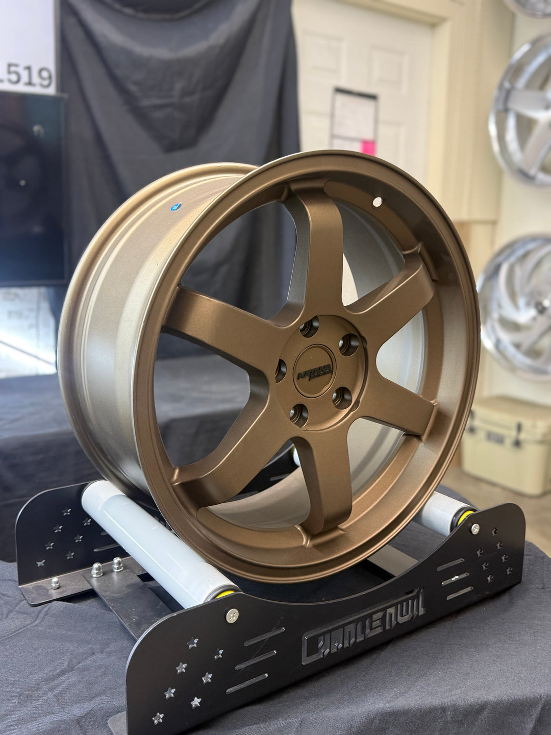 Katana 18" KR08 MATTE BRONZE 5x114.3 FOR INFINITY G35 G37 LEXUS IS300 IS350 LS400 RX300 HONDA ACCORD CIVIC PILOT TOYOTA CAMRY KIA STINGGER K5