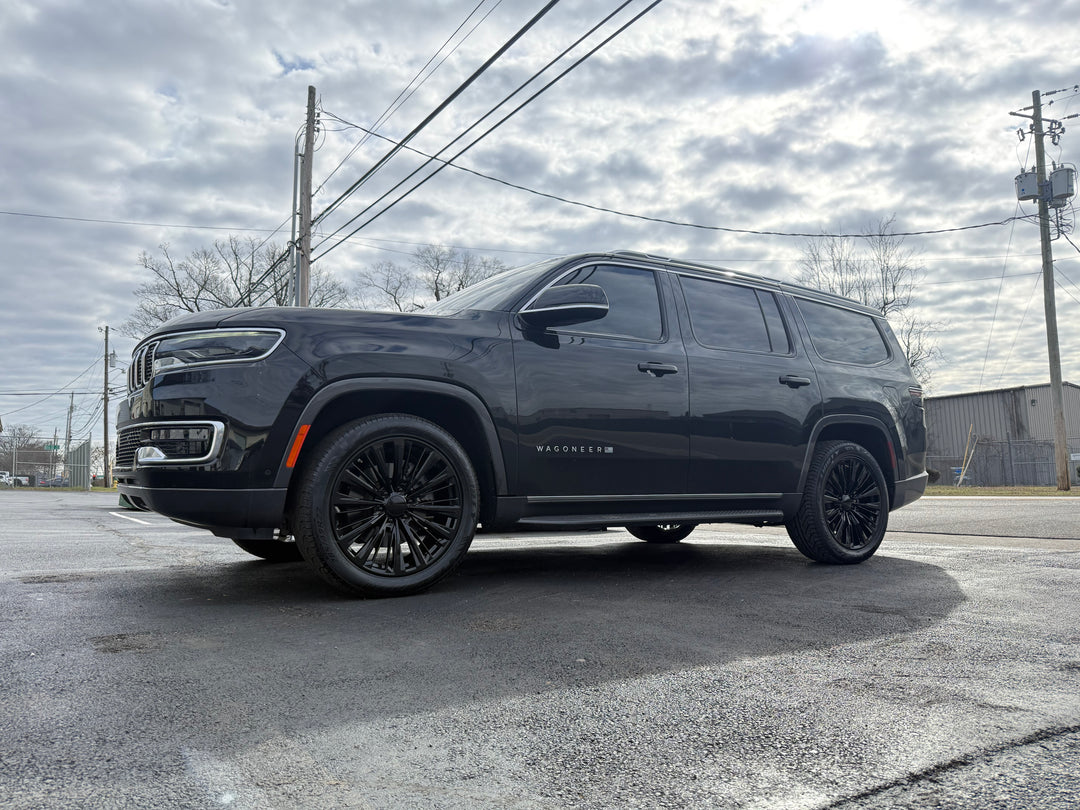 20” 22” 24” 26” RS42 REPS 6X139.7 6x5.5 FITS CADILLAC ESCALADE DENALI YUKON CHEVY SILVERADO TAHOE SUBURBAN INFINITY QX80 DODGE RAM 1500 JEEP WAGONEER NISSAN TITAN