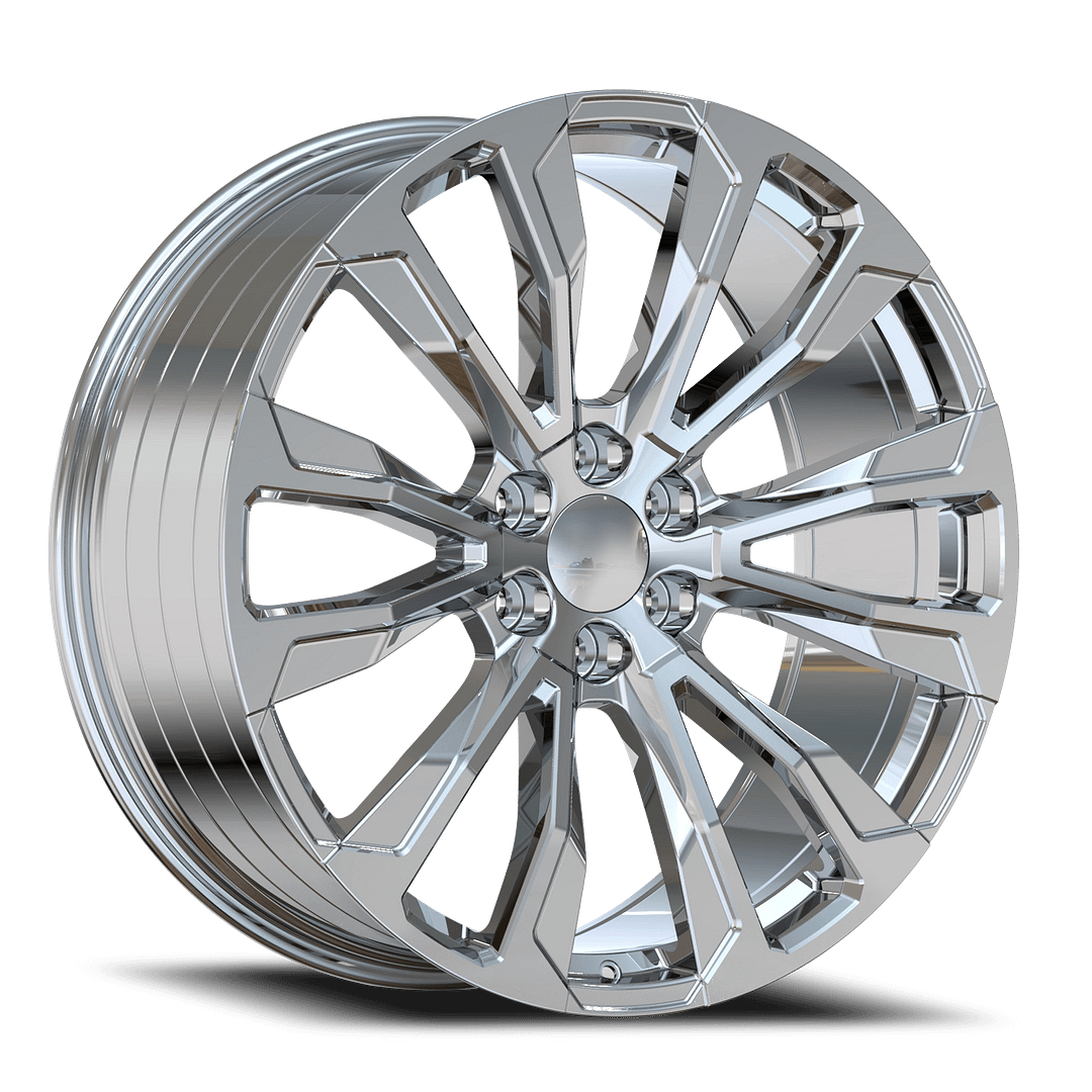 26" 6x139.7 Chrome Special Order Options 2-4 Days Out. 6X139.7 6X5.5 FITS CADILLAC ESCALADE DENALI YUKON CHEVY SILVERADO TAHOE SUBURBAN INFINITY QX80 DODGE RAM 1500 JEEP WAGONEER NISSAN TITAN