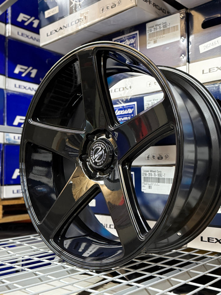 24" SELECT PRECISION S104 GLOSS BLACK WHEELS 6x135 FOR FORD F150 EXPEDITION RAPTOR LINCOLN NAVIGATOR MARK LT