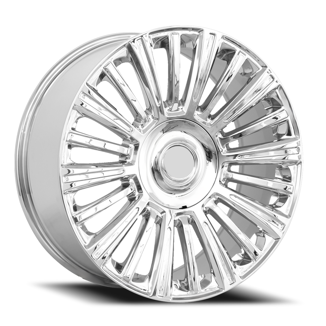 26" Chrome REPS 6X139.7 6x5.5 FITS CADILLAC ESCALADE DENALI YUKON CHEVY SILVERADO TAHOE SUBURBAN INFINITY QX80 DODGE RAM 1500 JEEP WAGONEER NISSAN TITAN