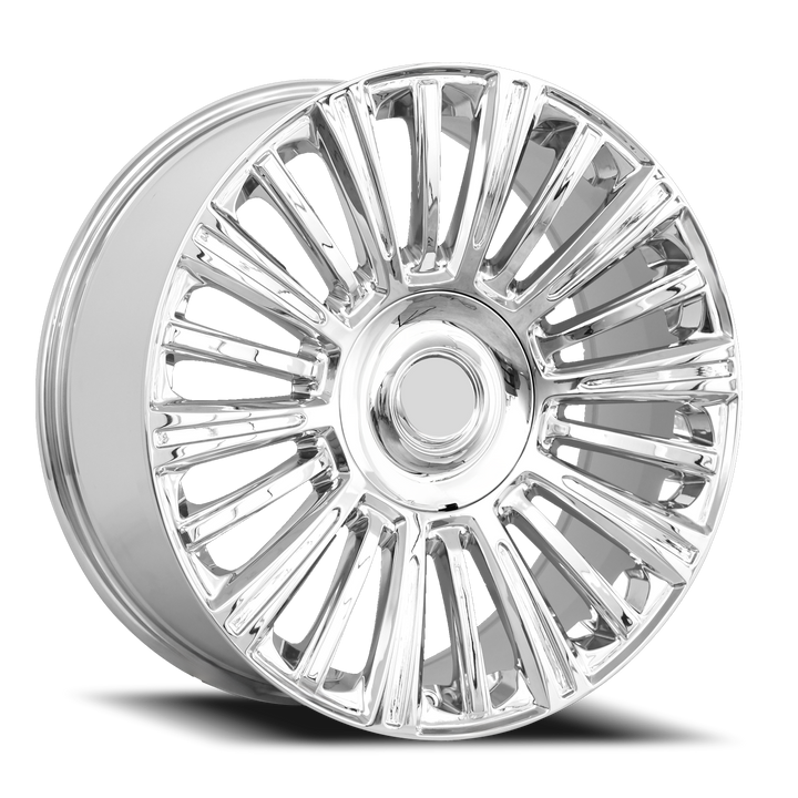 26" Chrome REPS 6X139.7 6x5.5 FITS CADILLAC ESCALADE DENALI YUKON CHEVY SILVERADO TAHOE SUBURBAN INFINITY QX80 DODGE RAM 1500 JEEP WAGONEER NISSAN TITAN