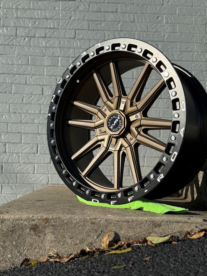 20” 20x10 LEXANI XVR1 BRONZE 6x135 6X139.7 6x5.5 FOR CADILLAC ESCALADE DENALI YUKON CHEVY SILVERADO TAHOE SUBURBAN SIERRA DODGE RAM 1500 JEEP WAGONEER NISSAN TITAN TOYOTA TUNDRA TACOMA SEQUOIA 4RUNNER TESLA CYBER TRUCK FORD BRONCO FORD F150 EXPEDITION