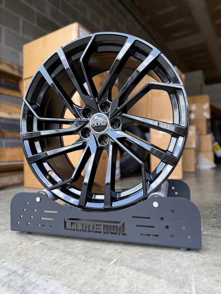 18” 20" W650 Audi STYLE WHEELS IN GLOSS BLACK FITS AUDI A4 S4 RS4 A5 S5 RS5 A6 S6 RS6 A7 S7 A8 S8 Q3 SQ3 Q5 SQ5 Q7 SQ7