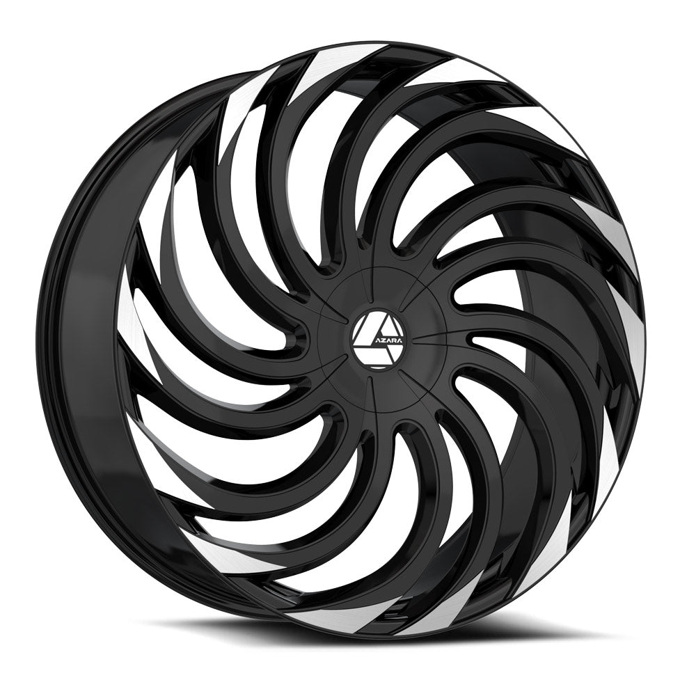 30"Black and Machined Wheel & Tire Package 6x135 6X139.7 6x5.5 FITS CADILLAC ESCALADE DENALI YUKON CHEVY SILVERADO TAHOE SUBURBAN INFINITY QX80 DODGE RAM 1500 JEEP WAGONEER NISSAN TITAN FORD F150 EXPEDITION LINCOLN NAVIGATOR