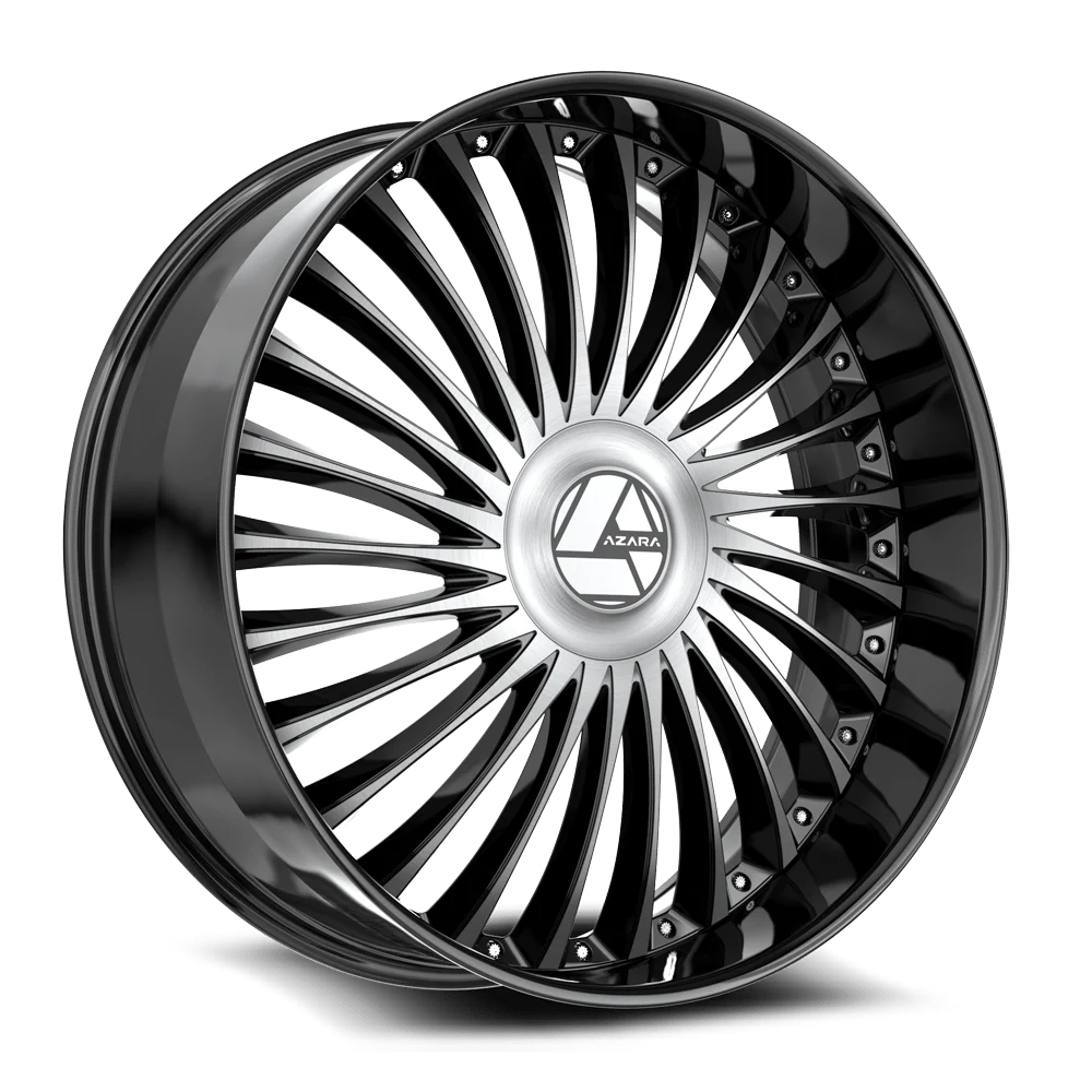 30"Black and Machined Wheel & Tire Package 6x135 6X139.7 6x5.5 FITS CADILLAC ESCALADE DENALI YUKON CHEVY SILVERADO TAHOE SUBURBAN INFINITY QX80 DODGE RAM 1500 JEEP WAGONEER NISSAN TITAN FORD F150 EXPEDITION LINCOLN NAVIGATOR