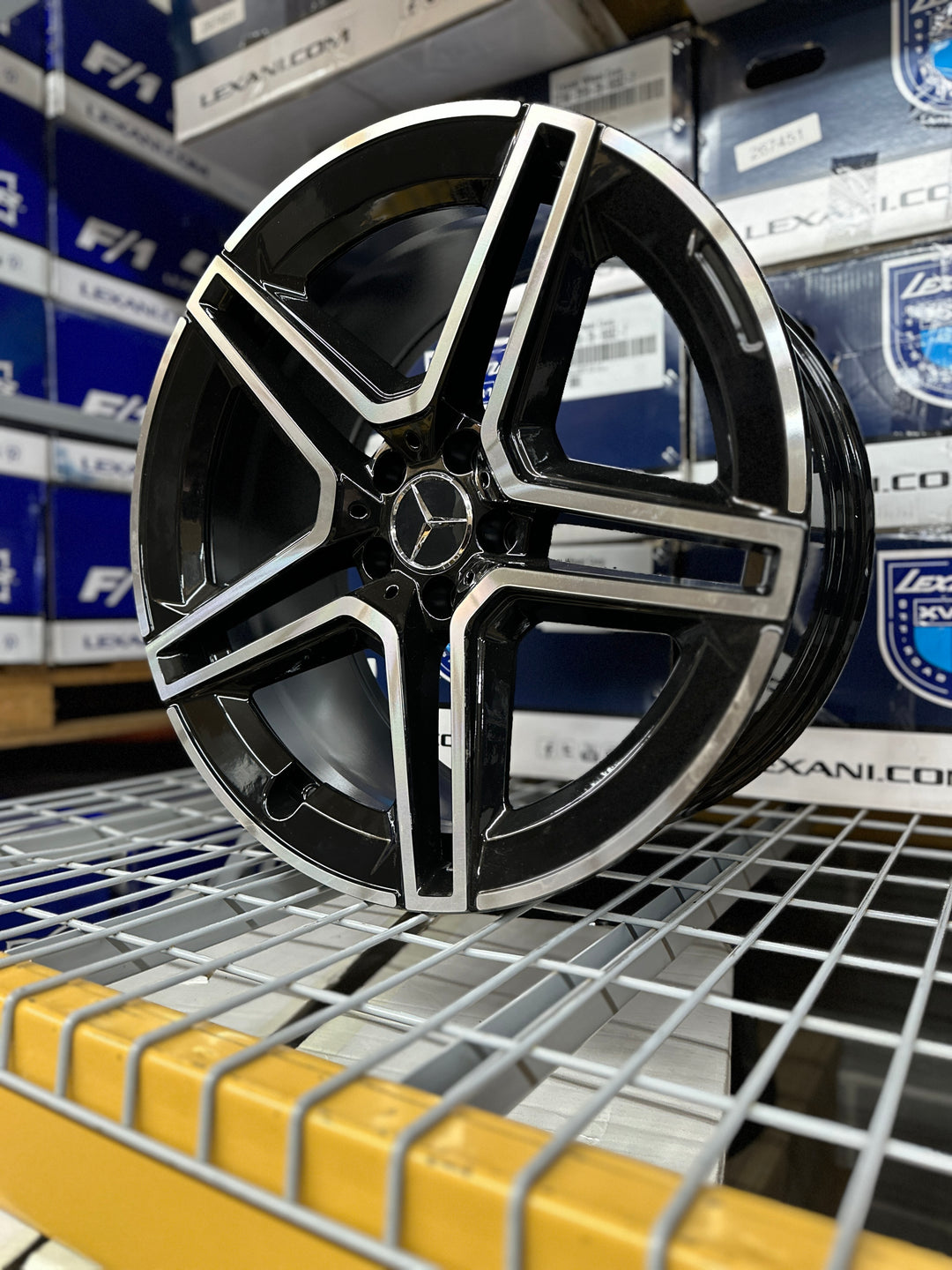 20" Mercedes Benz W847 WHEELS IN GLOSS BLACK & MACHINE 5x112 FOR E E350 E500 CLS, SL, CL S550 S560 S580 S600 S63 GLA GLC GLE EQB EQS