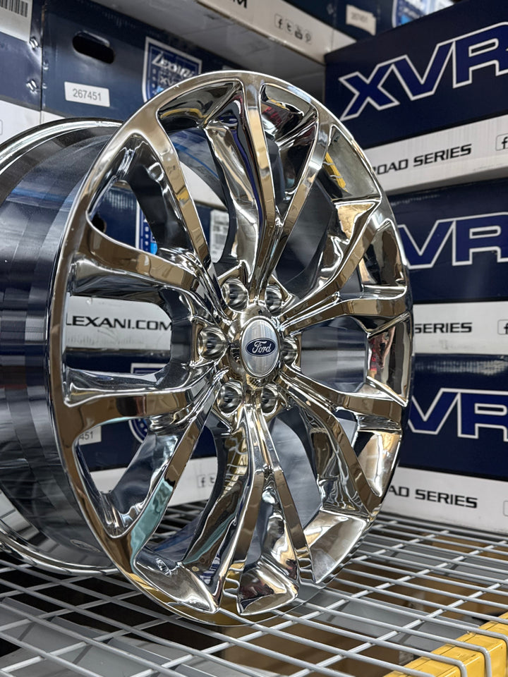 22" Ford F150, Expedition and Lincoln FD05 Platinum Style Rep Wheels in Chrome