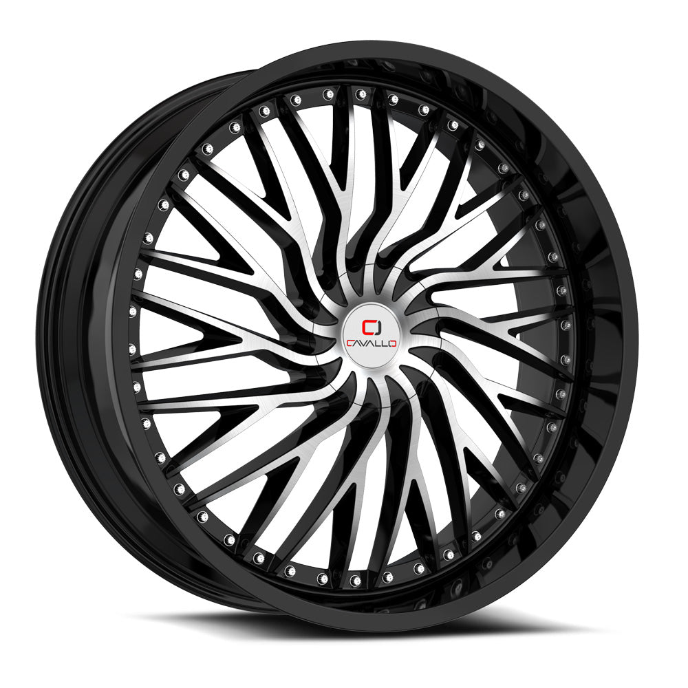 18" 5x108 Black and Machined SPECIAL ORDER OPTIONS FOR FORD 2012^ FUSION ESCAPE MAVERICK LINCOLN MKX NAUTILUS CORSAIR MKZ CONTINENTAL LS 22^ ZEPHYR JAGUAR XF XFR XJ XJL XJLR E PACE F PACE LAND ROVER DISCOVERY EVOQUE VELAR