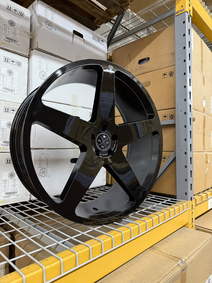 PROMO PACKAGE DEAL 24" Blaque Diamond BD15 GLOSS BLACK 5x115 FOR DODGE CHARGER CHALLENGER 392 CHRYSLER 300 SRT8