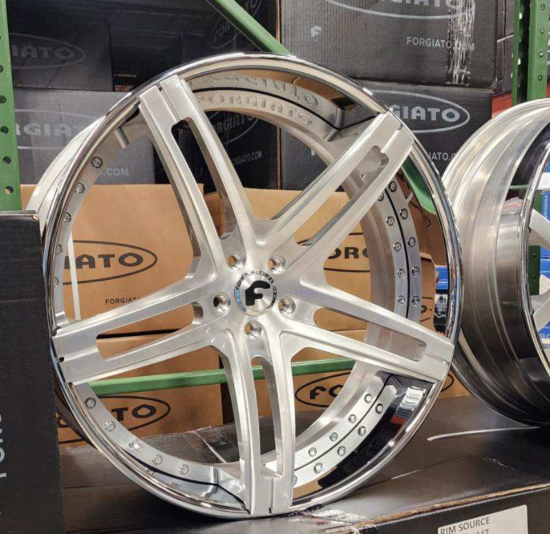 24” Pre Built Forgiato 5X112 FITS AUDI A5 S5 RS5 A6 S6 RS6 A7 S7 A8 S8 MERCEDES E S S550 S560 S580 BENTLEY CONTINENTAL SPUR. 5x112 BMW 7 X5 X6