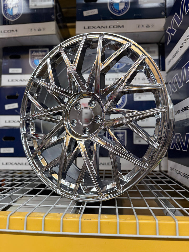 22” ECPLISE ECL101 WHEELS CHROME 5x114.3 FOR LEXUS ES GS  RX300 HUNDI FORD MUSTANG EXPLORER INFINITY G35 G37 TESLA MODLE 3 MODLE Y KIA K5 STINGER TOYOTA CAMRY AVALON NISSAN ALTIMA MAXIMA 2016^ Chevy MALIBU 2000-2013 IMPALA & MONTECARLO