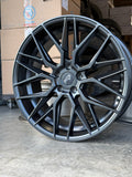 20” PROMO DEAL NICHE GAMMA M190 MATTE BLACK 5x114.3 FOR FORD MUSTANG KIA STINGER K5 TOYOTA CAMRY AVALON LEXUS ES GS IS300 IS350 LS400 RX300 NISSAN 350Z 370Z TESLA MODLE 3 MODLE Y