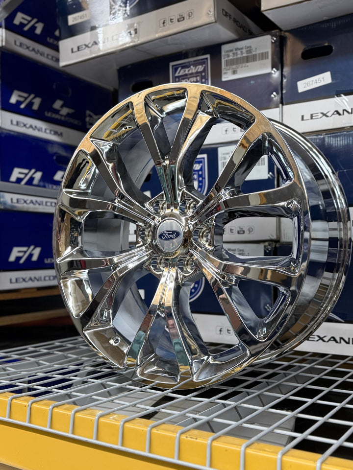 22" Ford F150, Expedition and Lincoln FD05 Platinum Style Rep Wheels in Chrome