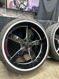 24X9/10 5X115 STAGGERED FORGIATO'S FOR DODGE CHARGER CHALLENGER 392 HELLCAT DAYTONA