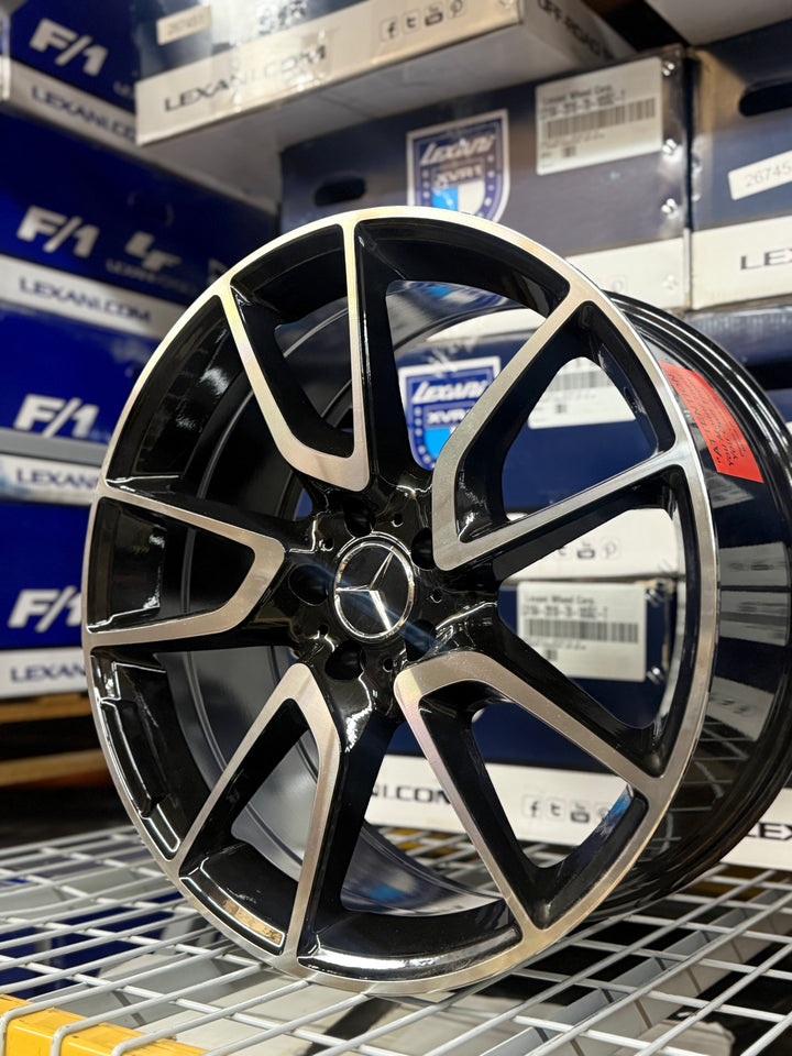 20" Mercedes Benz W839 WHEELS IN GLOSS BLACK & MACHINE 5x112 FOR E E350 E500 CLS, SL, CL S550 S560 S580 S600 S63 GLA GLC GLE EQB EQS