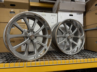 Staggered Resto Laguna R101 Texture Gun Metal Center Milled Window Diamond Cut Lip