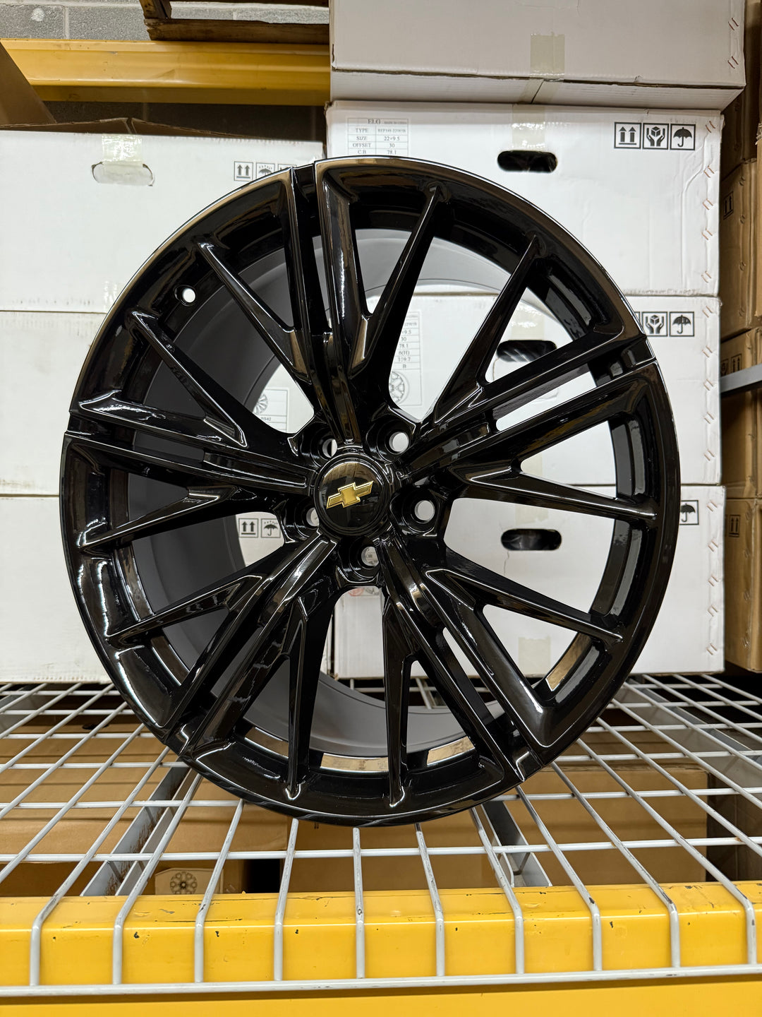 20” Camaro ZL1 Style Reps Gloss Black staggered 20x10 20x11