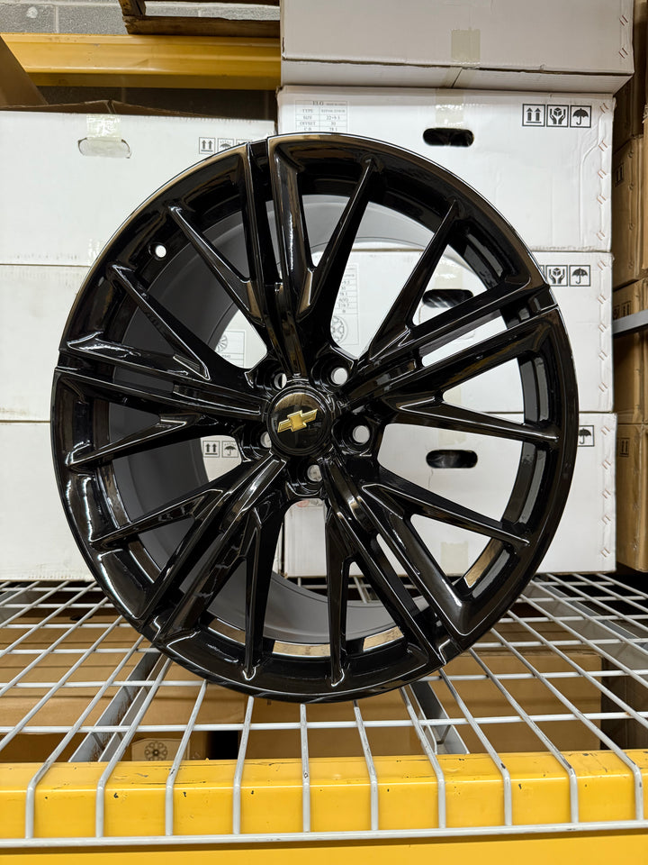 20” Camaro ZL1 Style Reps Gloss Black staggered 20x10 20x11