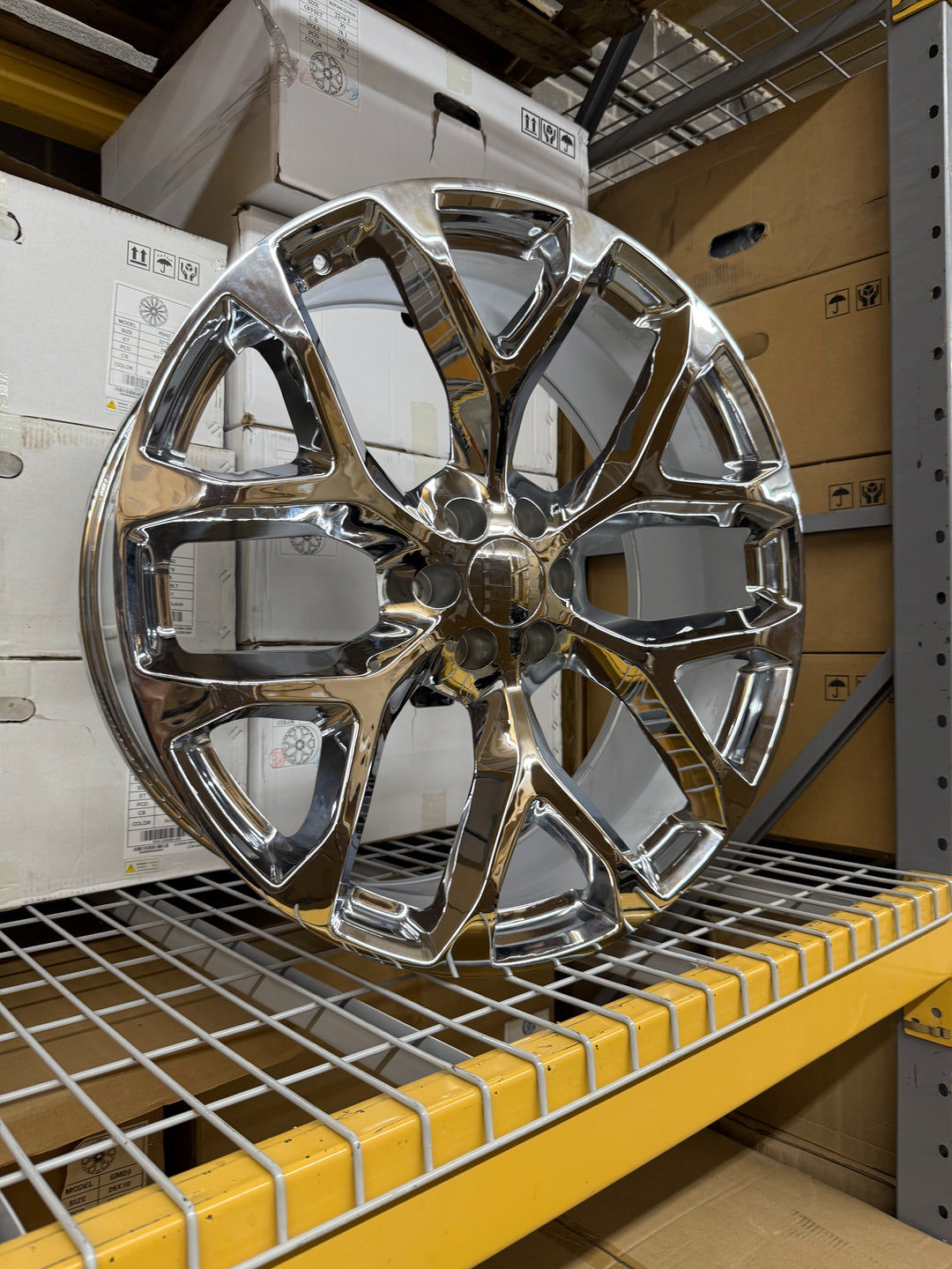 20” 22” 24” 26” 30” Chrome Snowflake REPS 6X139.7 6x5.5 FITS CADILLAC ESCALADE DENALI YUKON CHEVY SILVERADO TAHOE SUBURBAN INFINITY QX80 DODGE RAM 1500 JEEP WAGONEER NISSAN TITAN