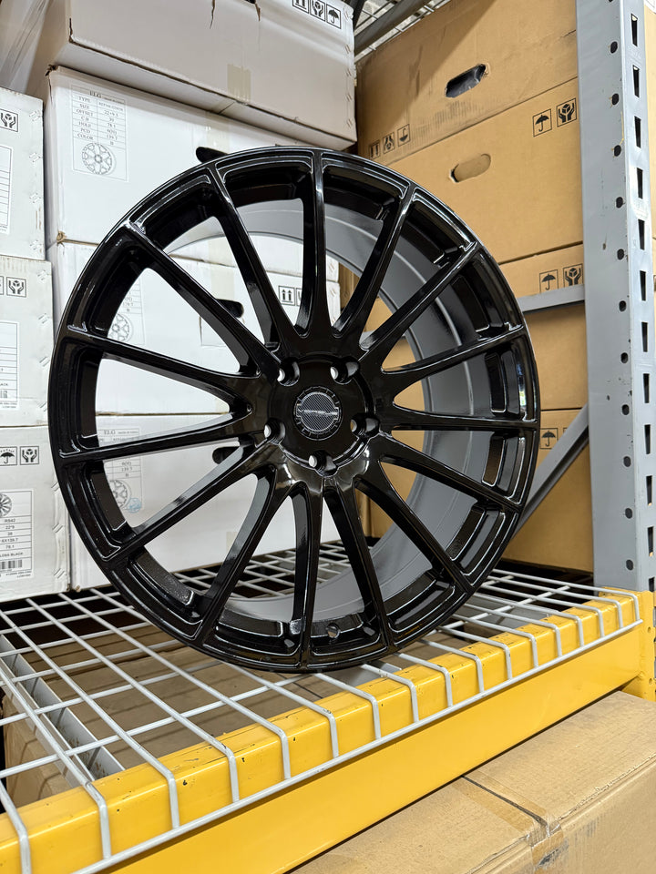 20" VERSUS VS11 GLOSS BLACK 5x114.3 FOR LEXUS ES GS  RX300 HUNDI FORD MUSTANG EXPLORER INFINITY G35 G37 TESLA MODLE 3 MODLE Y KIA K5 STINGER TOYOTA CAMRY AVALON NISSAN ALTIMA MAXIMA 2016^ Chevy MALIBU 2000-2013 IMPALA & MONTECARLO