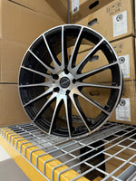 20" 5x114.3 Versus VS11 BLACK Machine Face