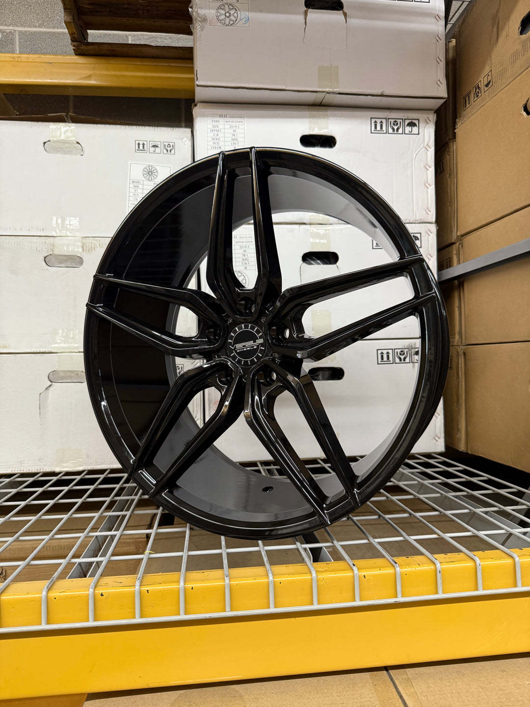 20" 5X114.3 VERSUS VS7371  GLOSS BLACK FOR HONDA ACCORD CIVIC TOYOTA CAMRY PRIUS RAV4 Lexus LS FORD EDGE FUSION MUSTANG ESCAPE EXPLORER KIA K3 K5 K7 K8 SOUL NISSAN ALTIMA ROGUE MAXIMA