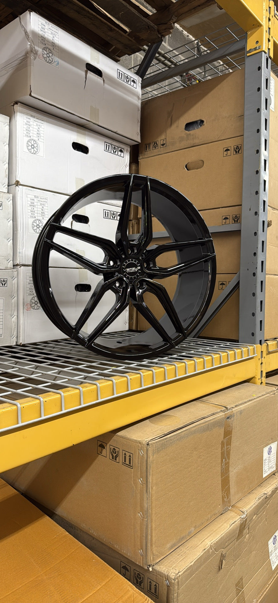 20" 5X114.3 VERSUS VS7371  GLOSS BLACK FOR HONDA ACCORD CIVIC TOYOTA CAMRY PRIUS RAV4 Lexus LS FORD EDGE FUSION MUSTANG ESCAPE EXPLORER KIA K3 K5 K7 K8 SOUL NISSAN ALTIMA ROGUE MAXIMA