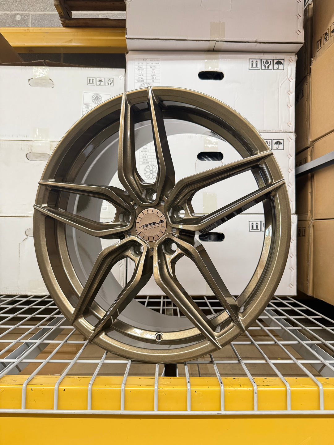 18" Versus VS7371 Gloss Bronze 5X114.3  FOR MUSTANG INFINITY G35 G37 LEXUS ES GS IS300 IS350 LS400 RX300 NISSAN 370Z 350Z