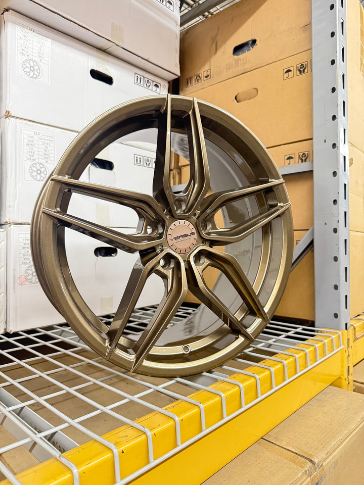 18" Versus VS7371 Gloss Bronze 5X114.3  FOR MUSTANG INFINITY G35 G37 LEXUS ES GS IS300 IS350 LS400 RX300 NISSAN 370Z 350Z