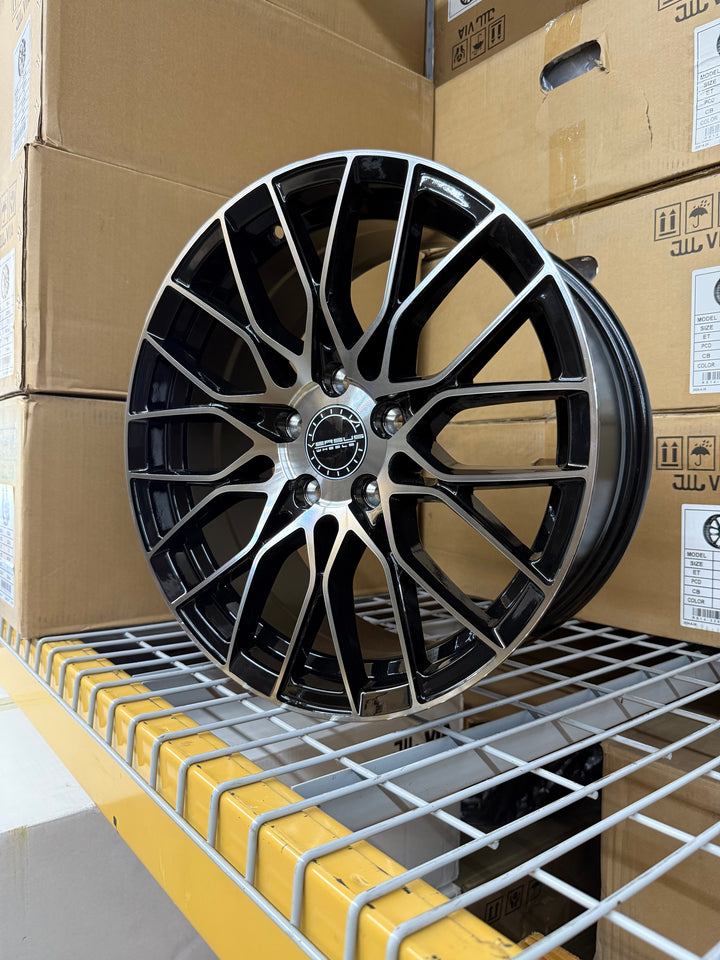 17" 5x114.3 Versus Racing VS442 - fits most Honda, Nissan , Toyota, Hyundai, Kia, Lexus, mustang , newer Malibu
