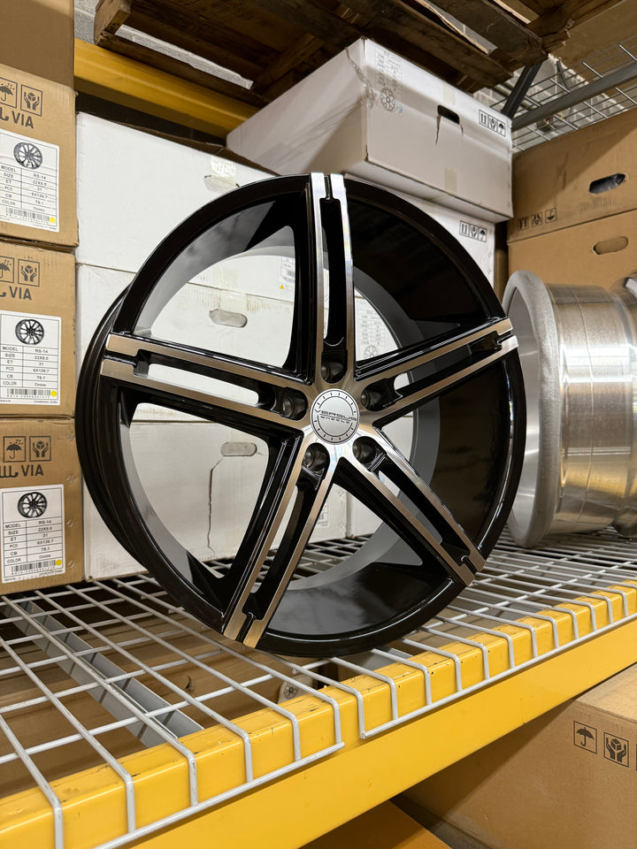20" 5x114.3 VERSUS VS453 GLOSS BLACK MACHINED 5x114.3 FOR LEXUS ES GS  RX300 HUNDI FORD MUSTANG EXPLORER INFINITY G35 G37 TESLA MODLE 3 MODLE Y KIA K5 STINGER TOYOTA CAMRY AVALON NISSAN ALTIMA MAXIMA 2016^ Chevy MALIBU 2000-2013 IMPALA & MONTECARLO