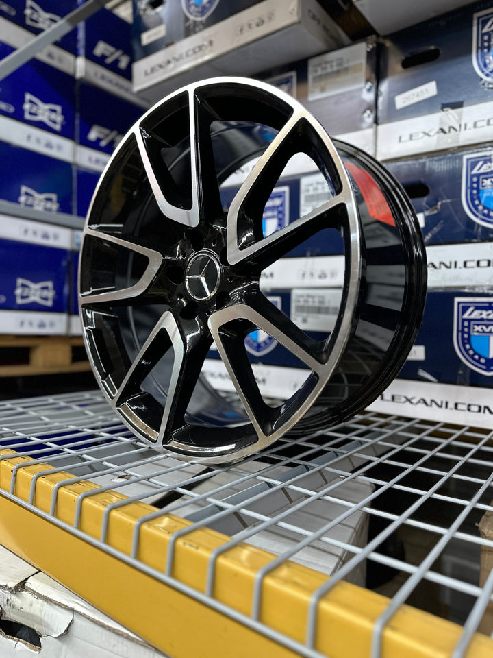 20" Mercedes Benz W839 WHEELS IN GLOSS BLACK & MACHINE 5x112 FOR E E350 E500 CLS, SL, CL S550 S560 S580 S600 S63 GLA GLC GLE EQB EQS