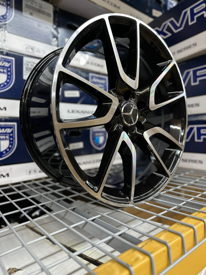 20" Mercedes Benz W839 WHEELS IN GLOSS BLACK & MACHINE 5x112 FOR E E350 E500 CLS, SL, CL S550 S560 S580 S600 S63 GLA GLC GLE EQB EQS